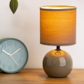 Atmosphera - Stolní lampa TIMÉO 1xE14/60W/230V taupe