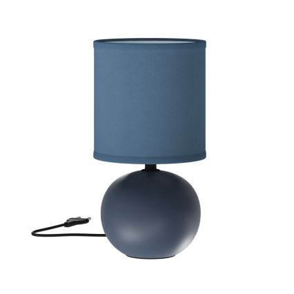 Atmosphera - Stolní lampa TIMÉO 1xE14/60W/230V tmavě modrá