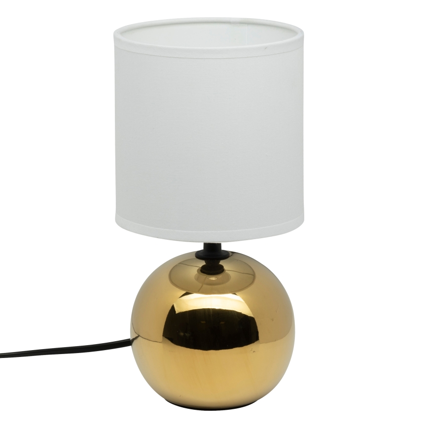 Atmosphera - Stolní lampa TIMÉO 1xE14/60W/230V zlatá/bílá