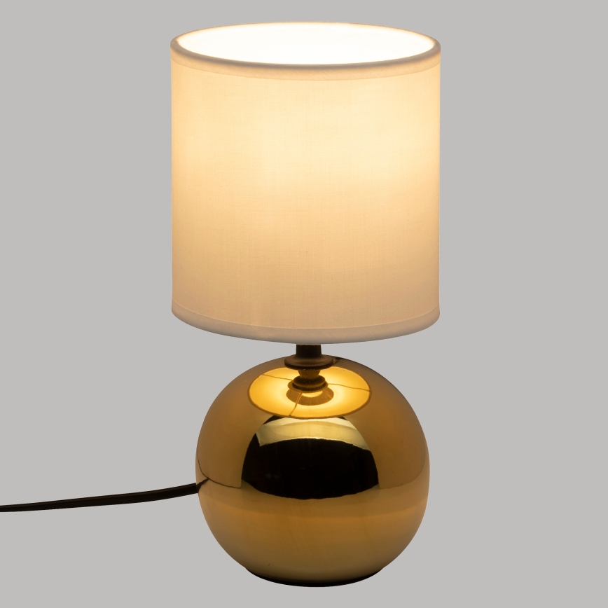 Atmosphera - Stolní lampa TIMÉO 1xE14/60W/230V zlatá/bílá