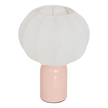 Atmosphera - Stolní lampa TOBIE 1xE27/60W/230V růžová