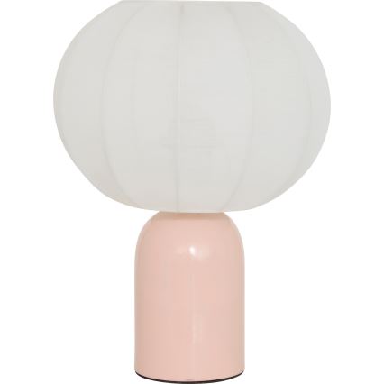Atmosphera - Stolní lampa TOBIE 1xE27/60W/230V růžová