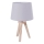 Atmosphera - Stolní lampa TRIPOD 1xE14/40W/230V borovice/šedá