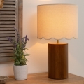 Atmosphera - Stolní lampa VANIA 1xE27/40W/230V borovice