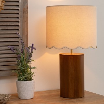 Atmosphera - Stolní lampa VANIA 1xE27/40W/230V borovice