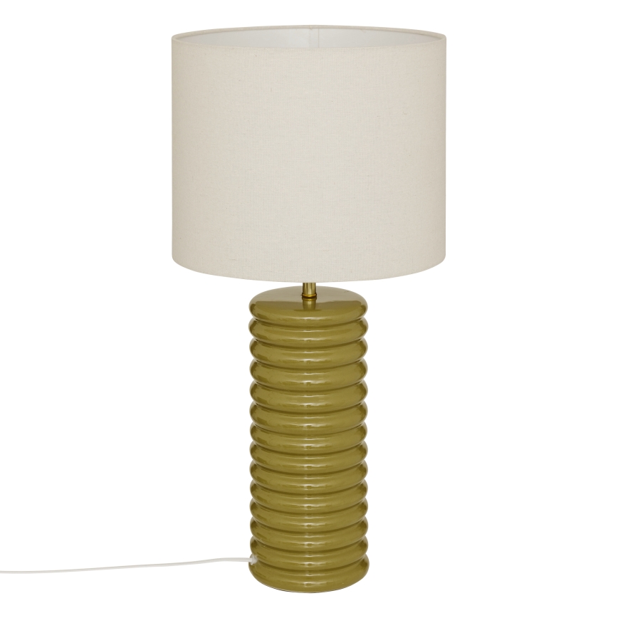 Atmosphera - Stolní lampa VINUS 1xE27/60W/230V khaki