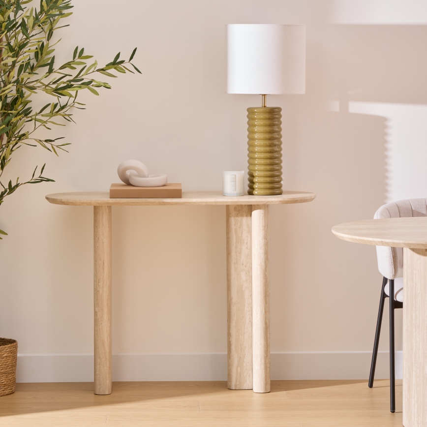 Atmosphera - Stolní lampa VINUS 1xE27/60W/230V khaki