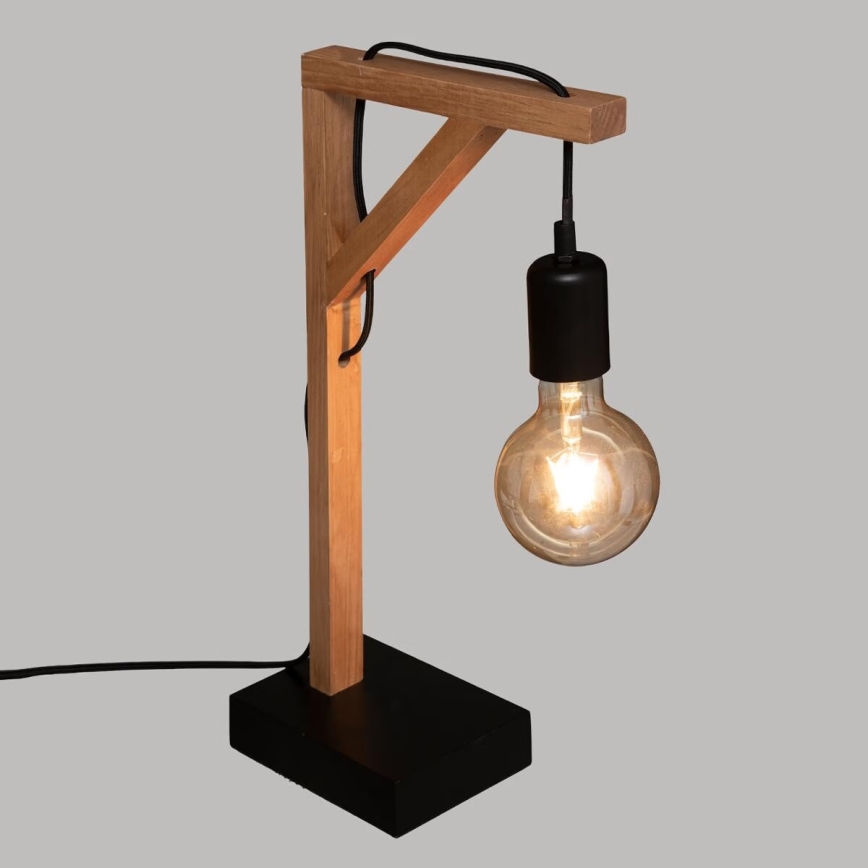Atmosphera - Stolní lampa WILD 1xE27/25W/230V borovice