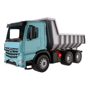 Auto sklápěč Mercedes GIGA TRUCKS 65 cm modrá/šedá