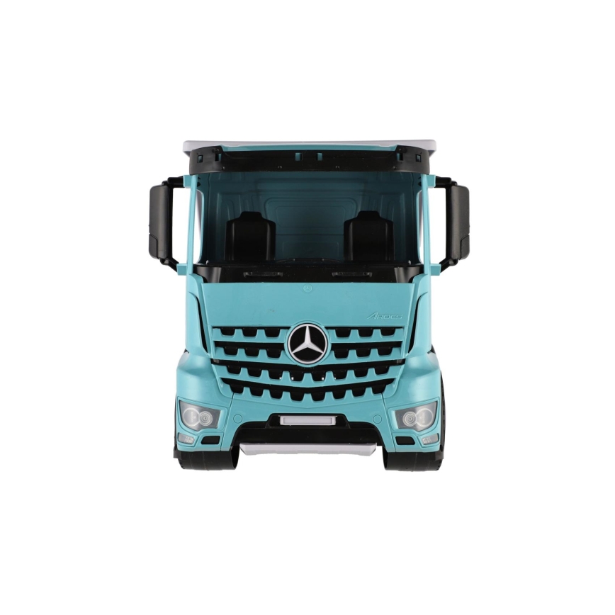 Auto sklápěč Mercedes GIGA TRUCKS 65 cm modrá/šedá