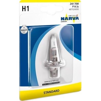Autožárovka H1 P14.5s/70W/24V - Narva 48702NVAB1