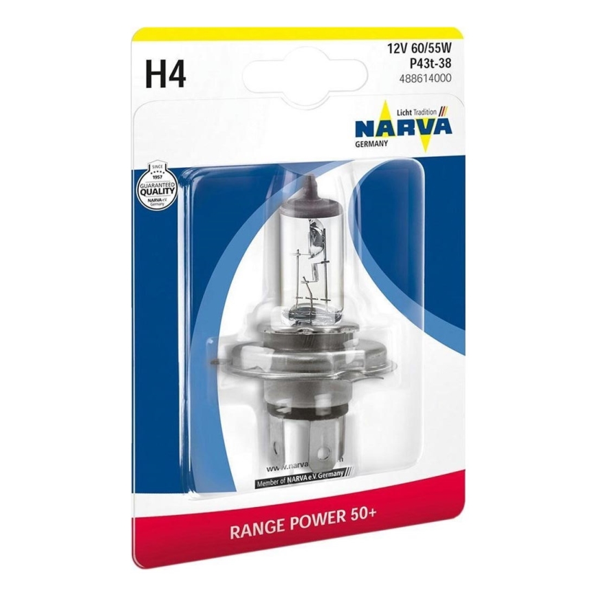Autožárovka H4 P43t-38/60/55W/12V - Narva 48861RPNVAB1