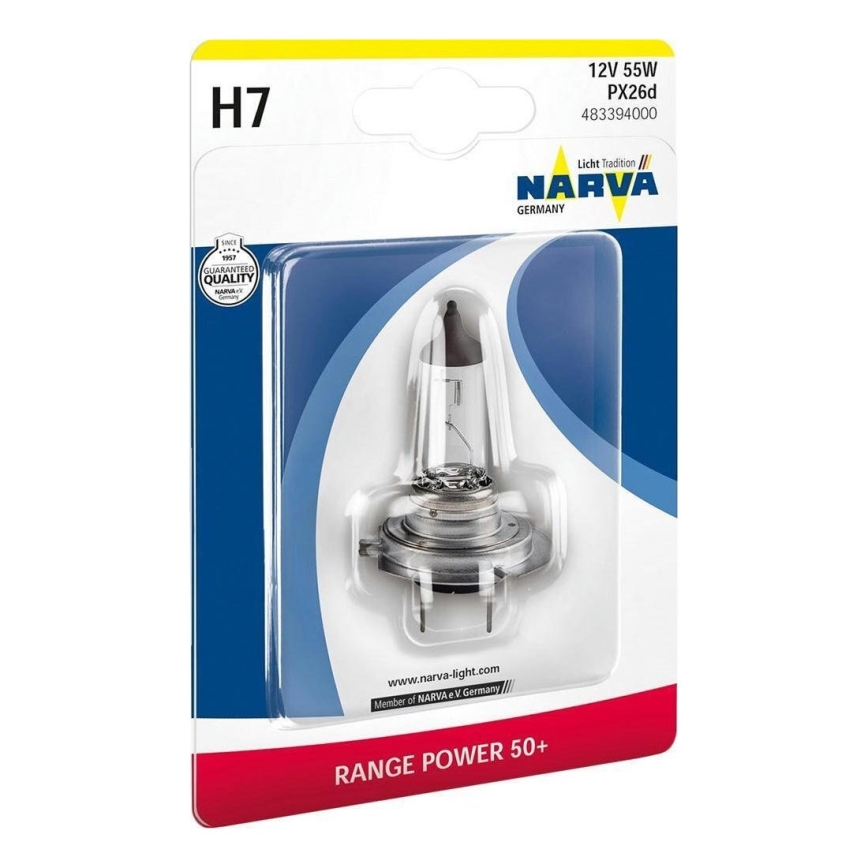 Autožárovka H7 PX26d/55W/12V - Narva 48339RPNVAB1