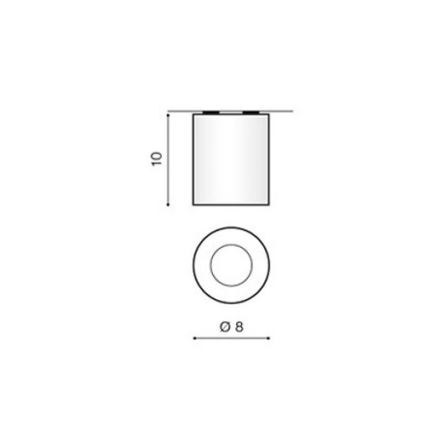 Azzardo AZ1360 - Venkovní stropní svítidlo ARO 1xGU10/50W/230V IP54