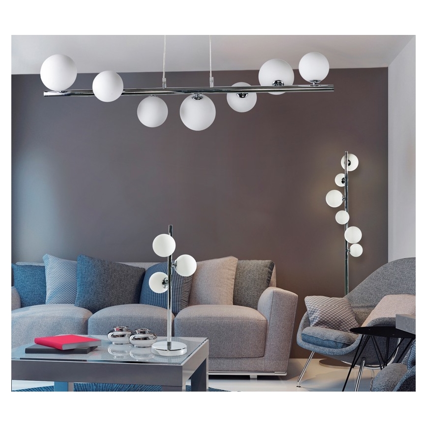 Azzardo AZ2101 - Stojací lampa SYBILLA 6xG9/25W/230V