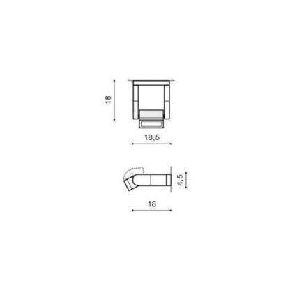 Azzardo AZ2132 - LED Venkovní nástěnné svítidlo FRAME LED/8W/230V IP54