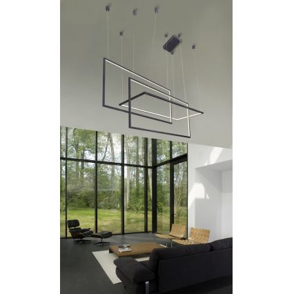 Azzardo AZ2914 - LED Stmívatelný lustr na lanku METRIC 3xLED/135W/230V