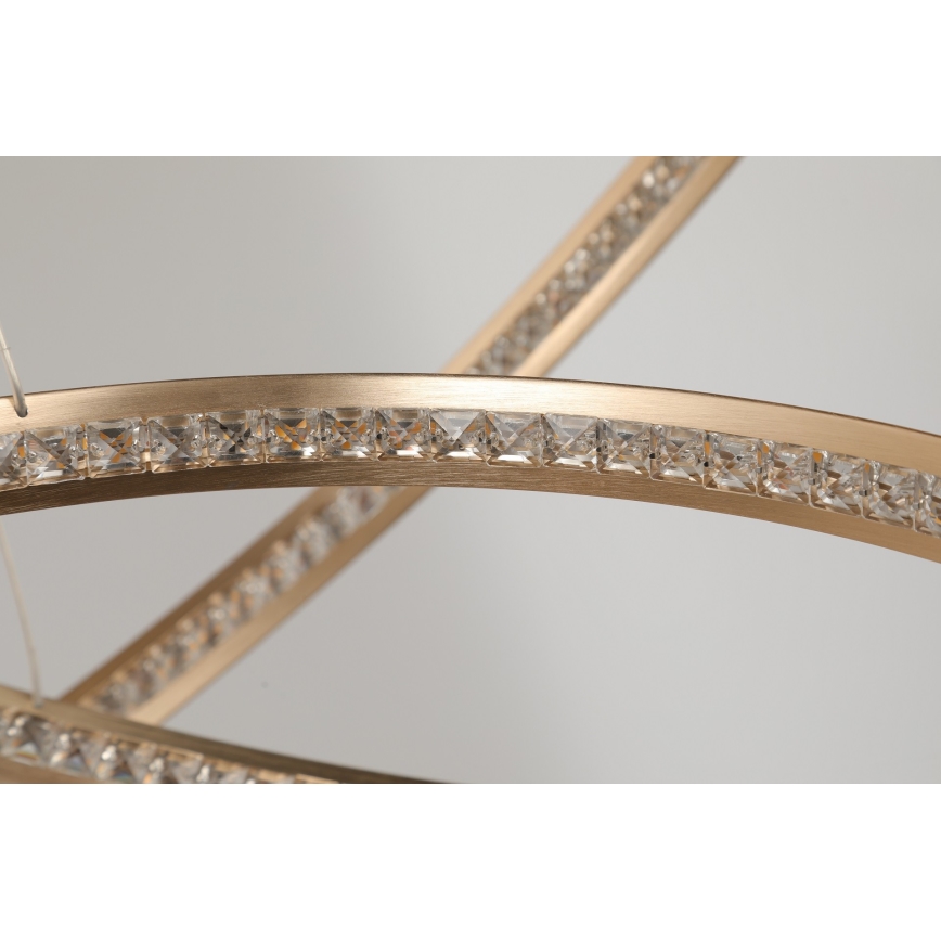 Azzardo AZ4429 - LED Lustr na lanku BRIGHTON LED/55W/230V zlatá