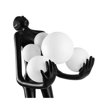 Azzardo AZ4985 - Stojací lampa ATLAS 6xE14/50W/230V 180 cm pryskyřice