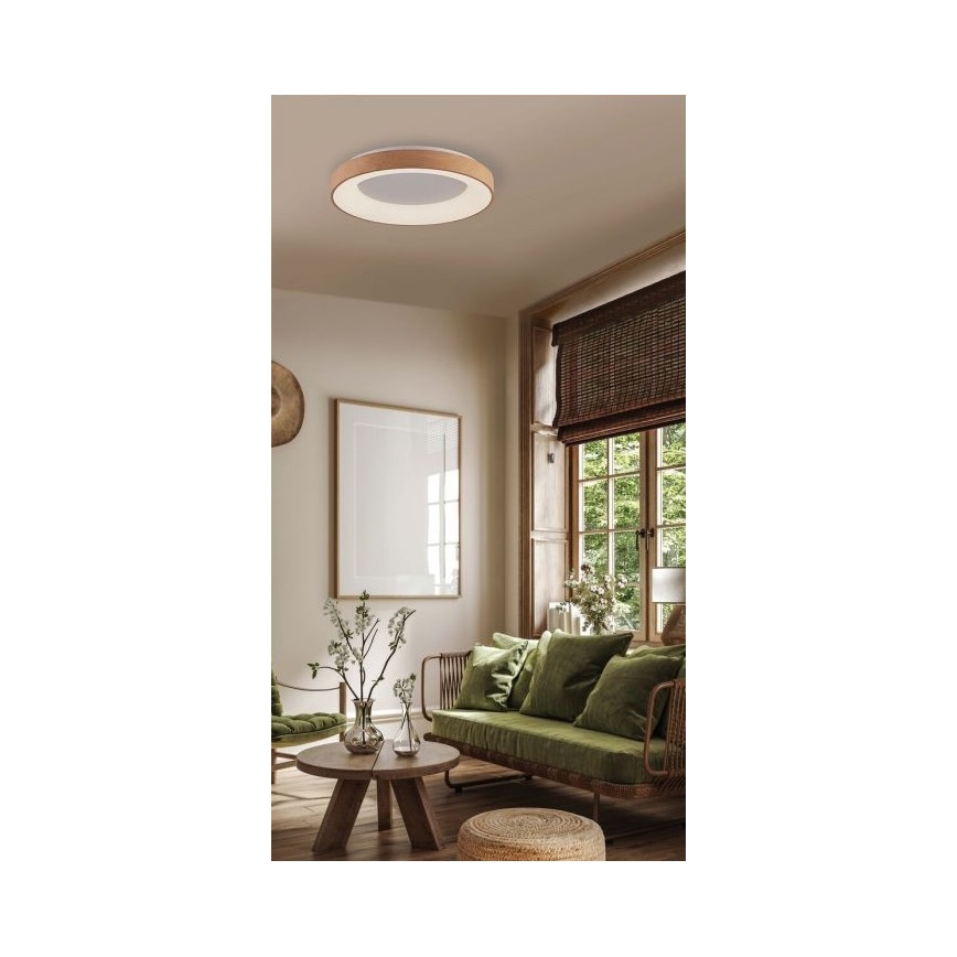 Azzardo AZ4989 - LED Stropní svítidlo SANTANA LED/30W/230V hnědá
