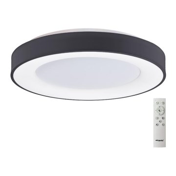 Azzardo AZ4991 - LED Stmívatelné stropní svítidlo SANTANA LED/50W/230V černá + dálkové ovládání