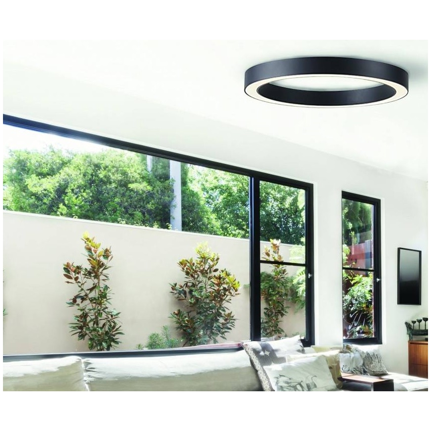 Azzardo AZ5035 - LED Stmívatelné stropní svítidlo MARCO LED/60W/230V černá + dálkové ovládání