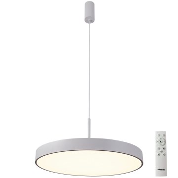 Azzardo AZ5090 - LED Stmívatelný lustr na lanku MARCELLO LED/60W/230V bílá + dálkové ovládání