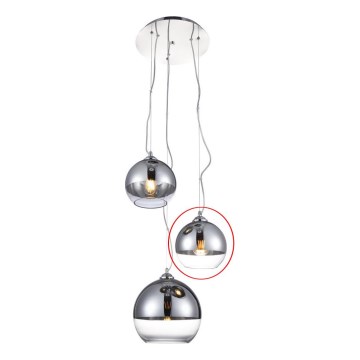 Azzardo - Náhradní sklo k lustru BALL - malé pr. 18 cm