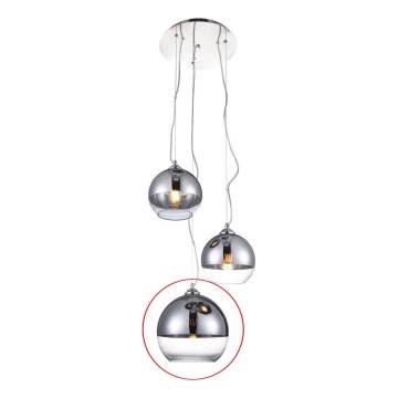 Azzardo - Náhradní sklo k lustru BALL - velké pr. 24 cm