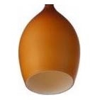 Azzardo - Náhradní sklo k lustru IZZA - žlutá pr. 13 cm