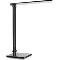 B.K. Licht 1004 - LED Stmívatelná dotyková stolní lampa s USB LED/5W/230V černá