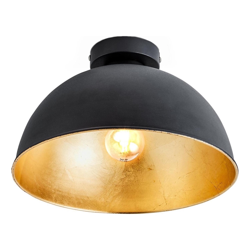 B.K. Licht 1322 - Stropní svítidlo 1xE27/60W/230V černá/zlatá
