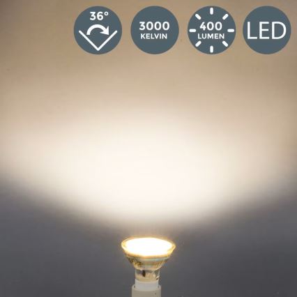 B.K.Licht - SADA 10x LED Žárovka GU10/5W/230V 3000K