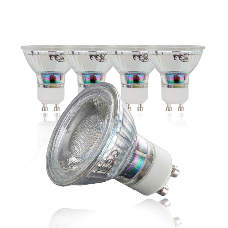 B.K.Licht - SADA 5x LED Žárovka GU10/5W/230V 3000K