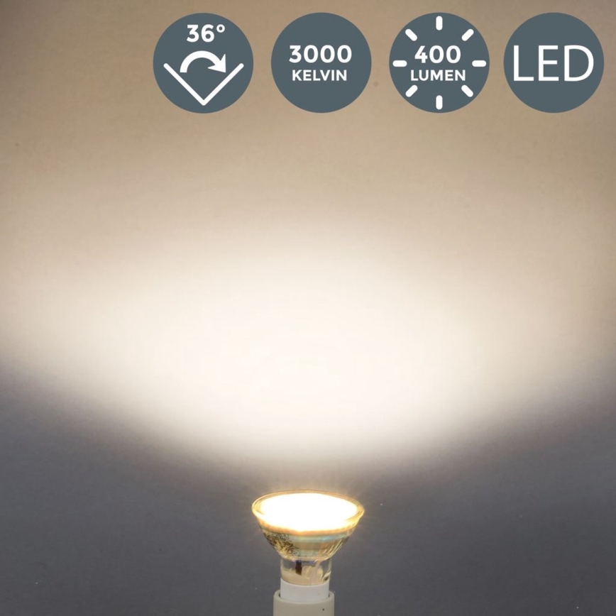 B.K.Licht - SADA 5x LED Žárovka GU10/5W/230V 3000K