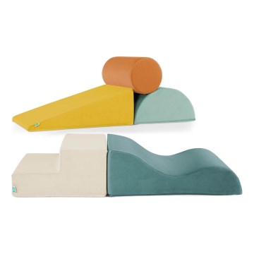 B-Toys - Dětské pěnové kostky MAXI WONDERSHAPES 5 ks