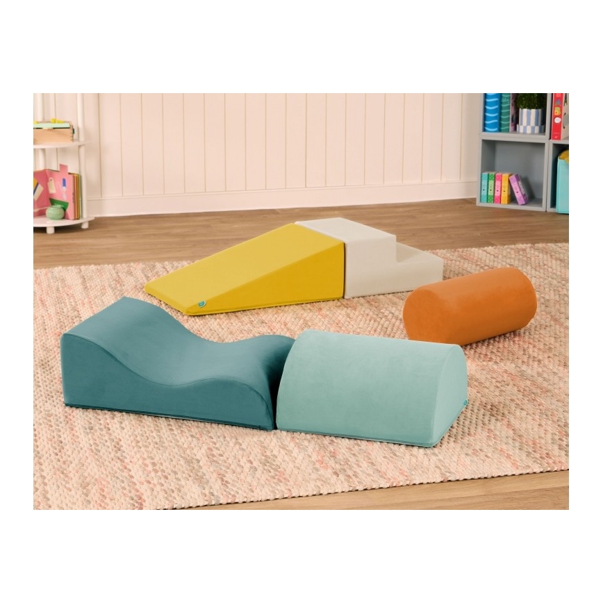 B-Toys - Dětské pěnové kostky MAXI WONDERSHAPES 5 ks