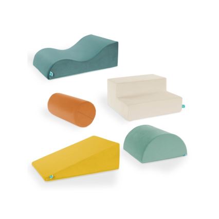 B-Toys - Dětské pěnové kostky MAXI WONDERSHAPES 5 ks