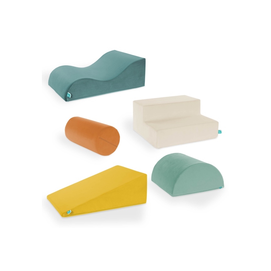 B-Toys - Dětské pěnové kostky MAXI WONDERSHAPES 5 ks
