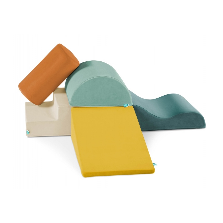B-Toys - Dětské pěnové kostky MAXI WONDERSHAPES 5 ks