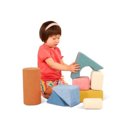 B-Toys - Dětské pěnové kostky TUMBLE-Y 8 ks