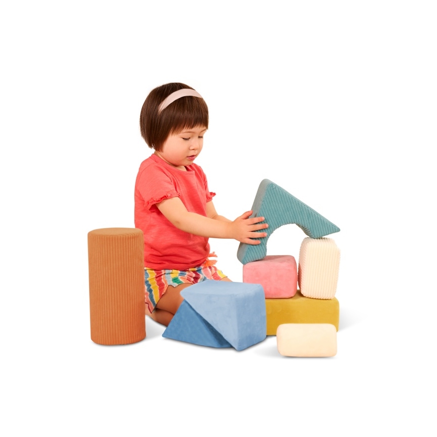 B-Toys - Dětské pěnové kostky TUMBLE-Y 8 ks