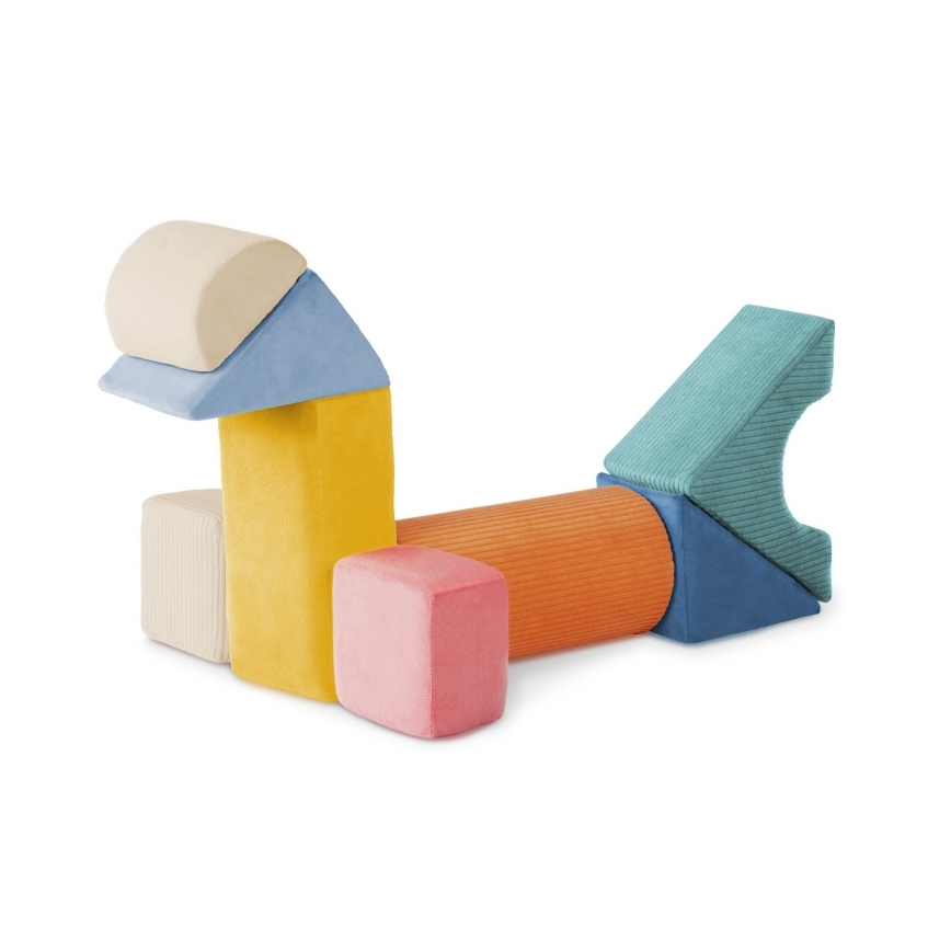 B-Toys - Dětské pěnové kostky TUMBLE-Y 8 ks