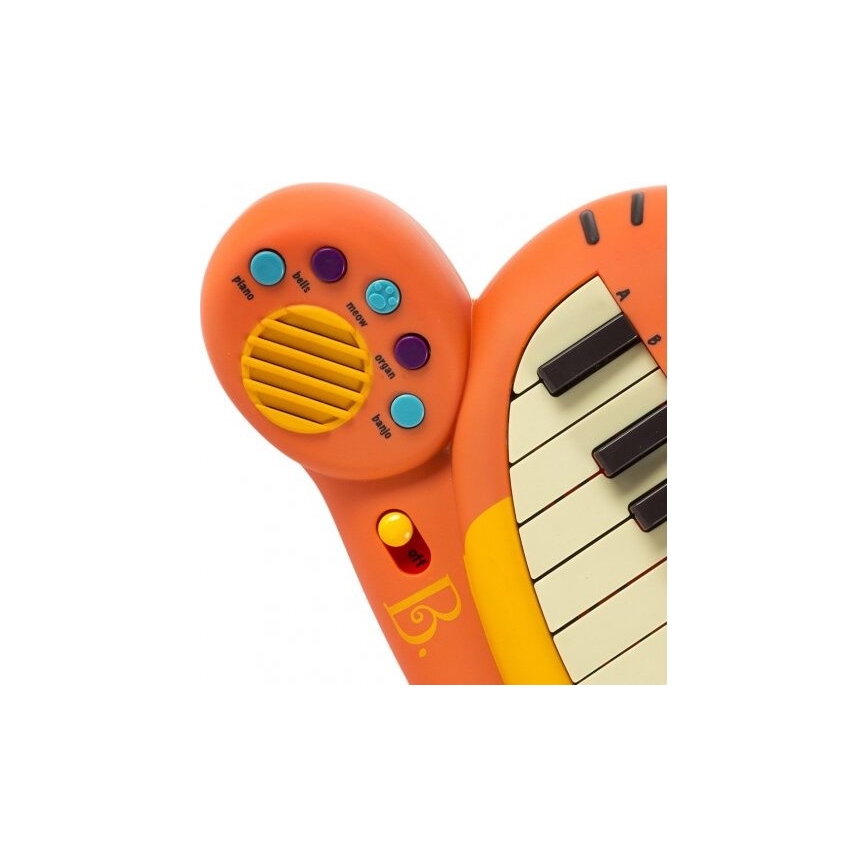B-Toys - Dětské piáno s mikrofonem Kočka 4xAA