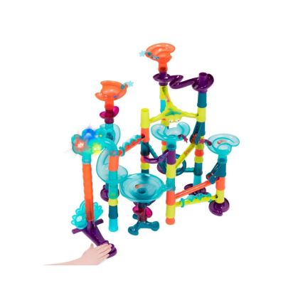B-Toys - Kuličková dráha MARBLE Deluxe 3xAG13