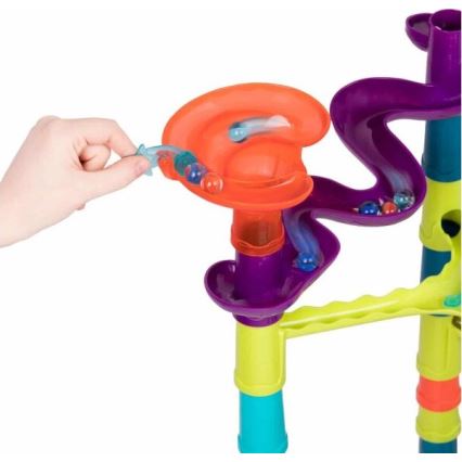 B-Toys - Kuličková dráha MARBLE Deluxe 3xAG13