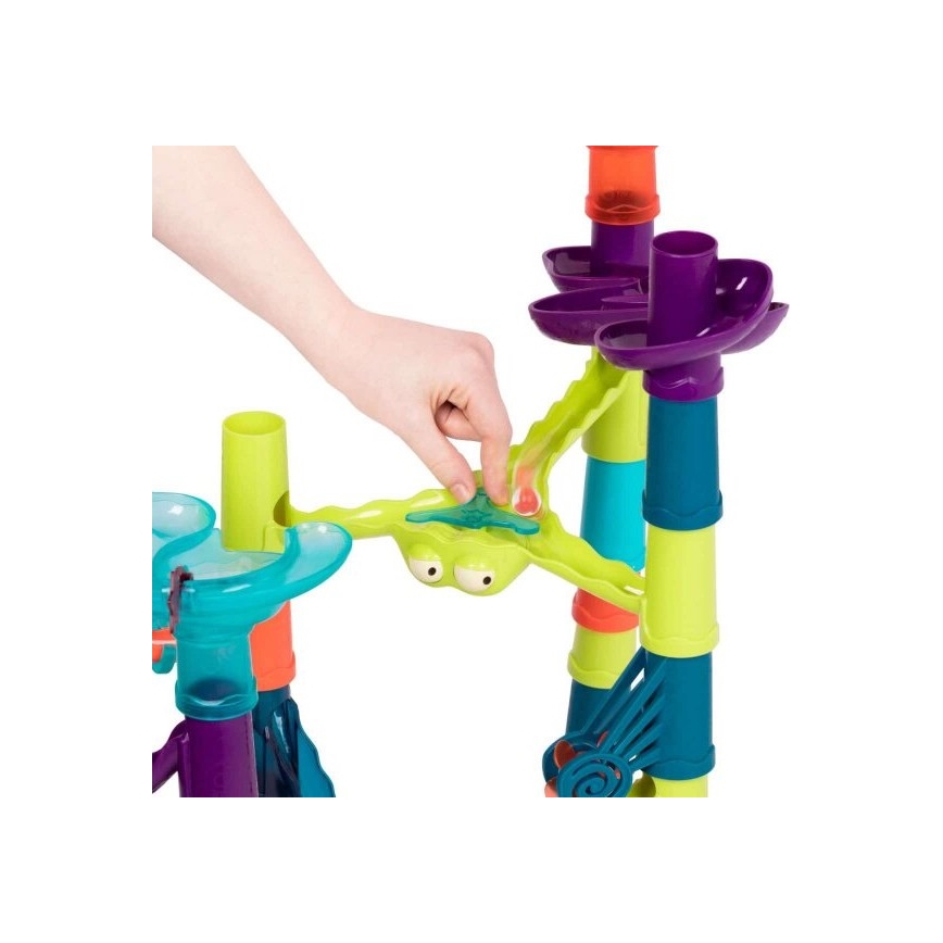 B-Toys - Kuličková dráha MARBLE Deluxe 3xAG13