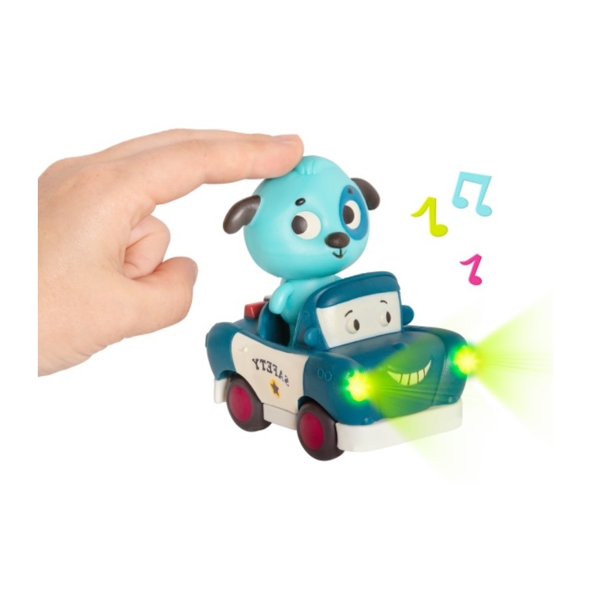 B-Toys - Svítící autíčka s melodií 3xAG13