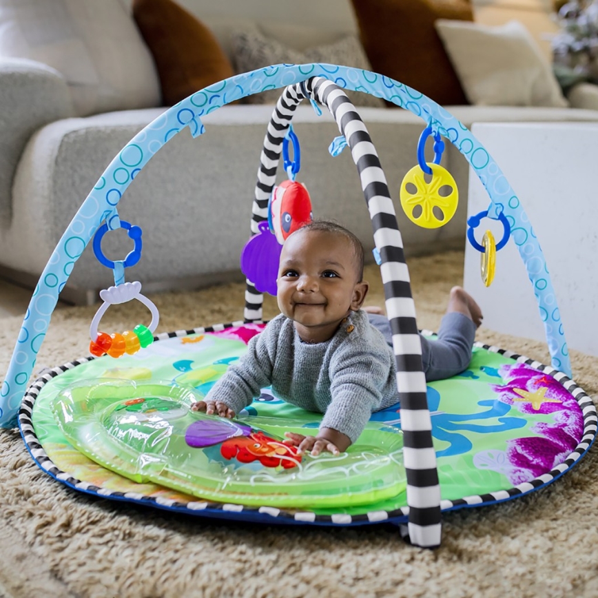 Baby Einstein - Dětská hrací deka s vodní podložkou 2v1 SEA FLOOR EXPLORERS