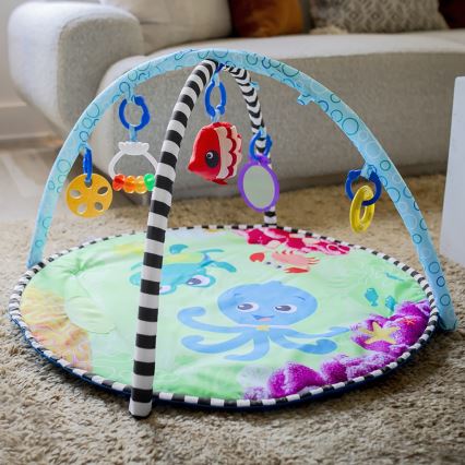 Baby Einstein - Dětská hrací deka s vodní podložkou 2v1 SEA FLOOR EXPLORERS